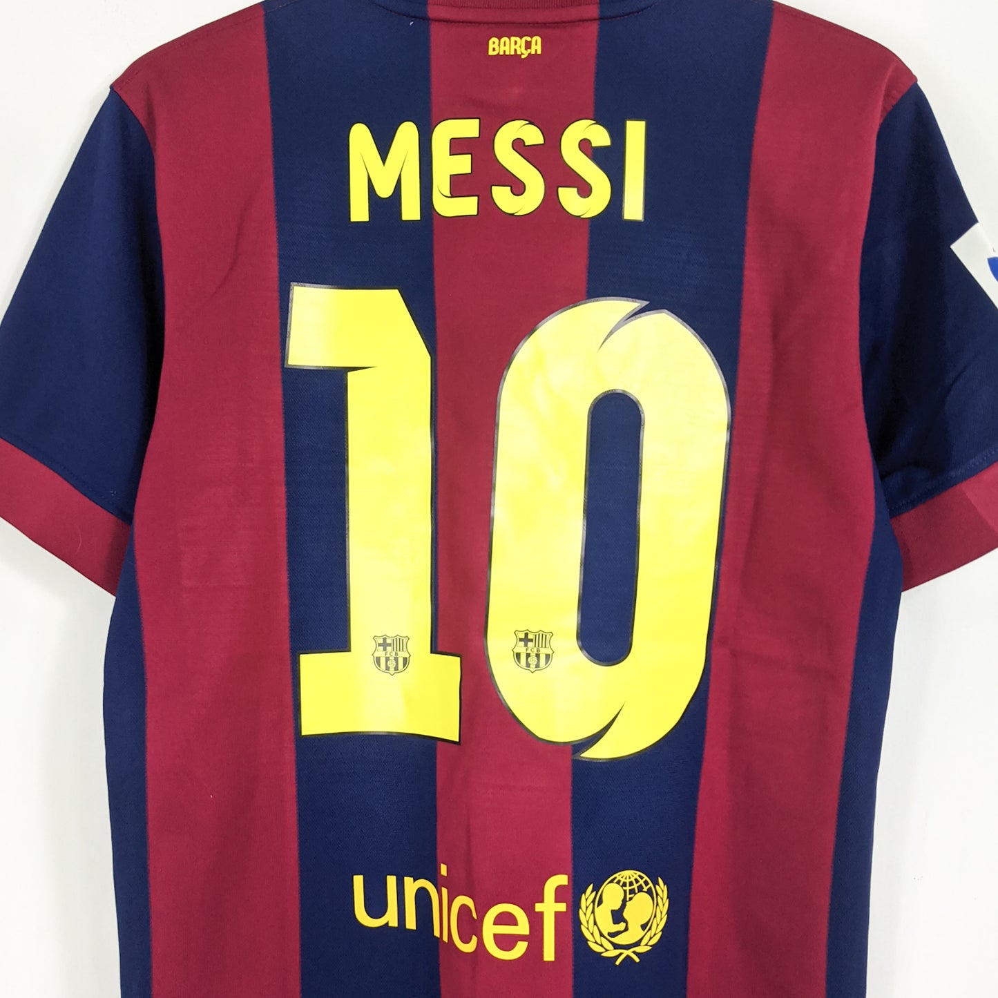 Authentic Barcelona 2014/15 Home - Messi #10 Size M