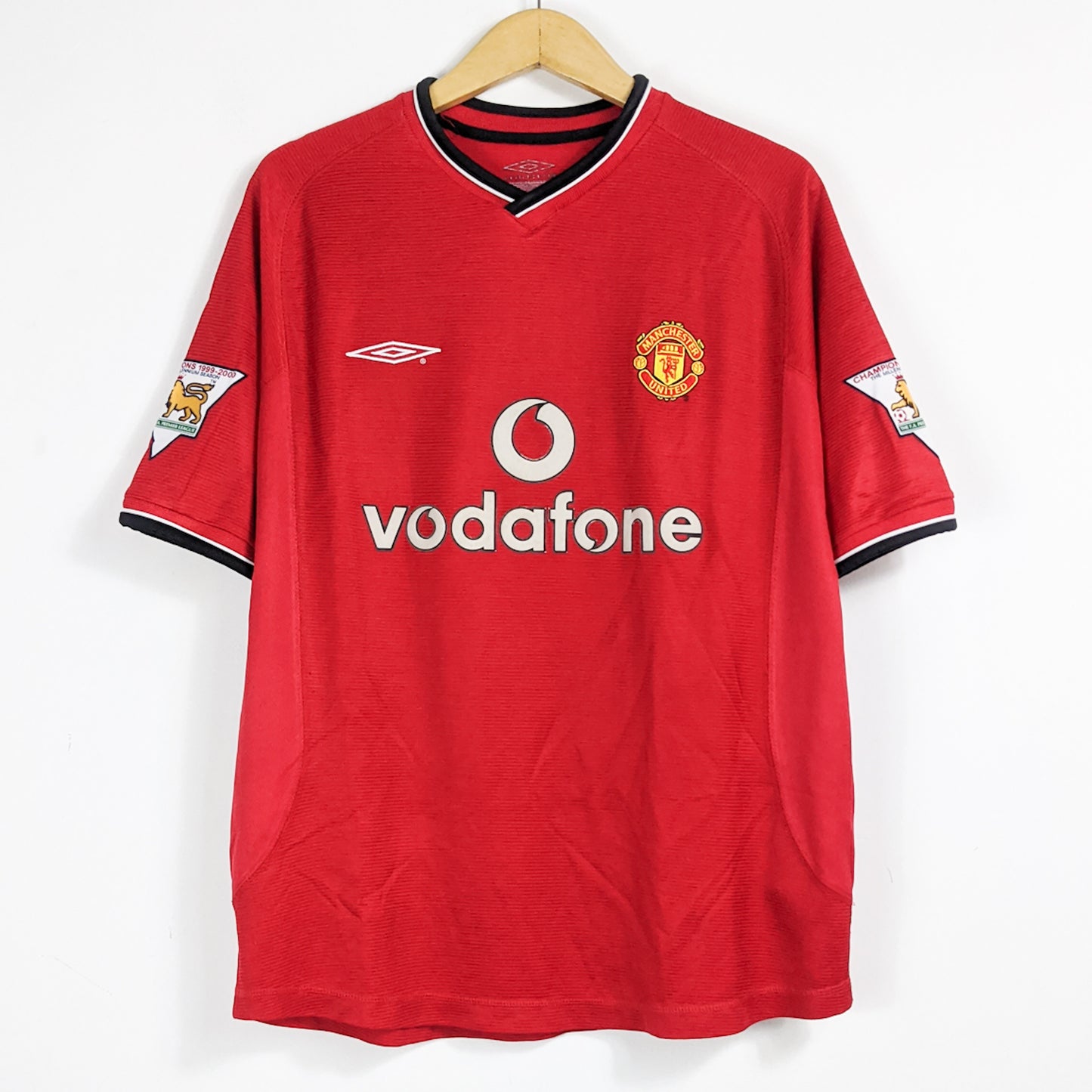 Authentic Manchester United 2000/02 Home - Beckham #7 Size L