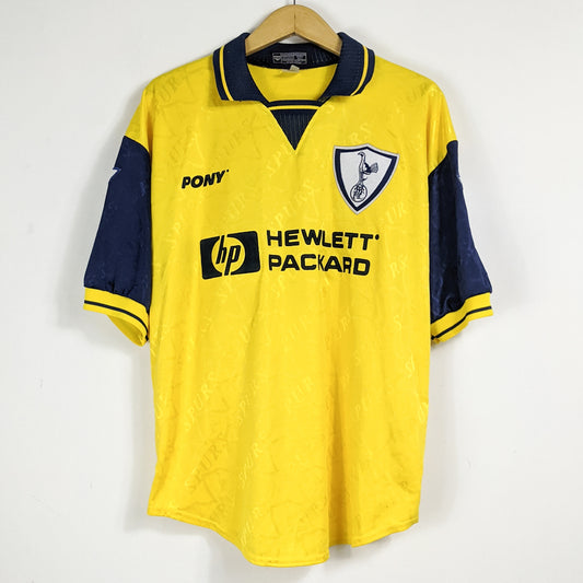 Original Tottenham Hotspur 1995/96 Third - Sheringham #10 Size L