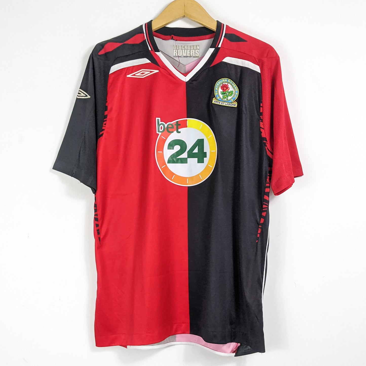 Authentic Blackburn Rovers 2007/08 Away - Gamst #12 Size L