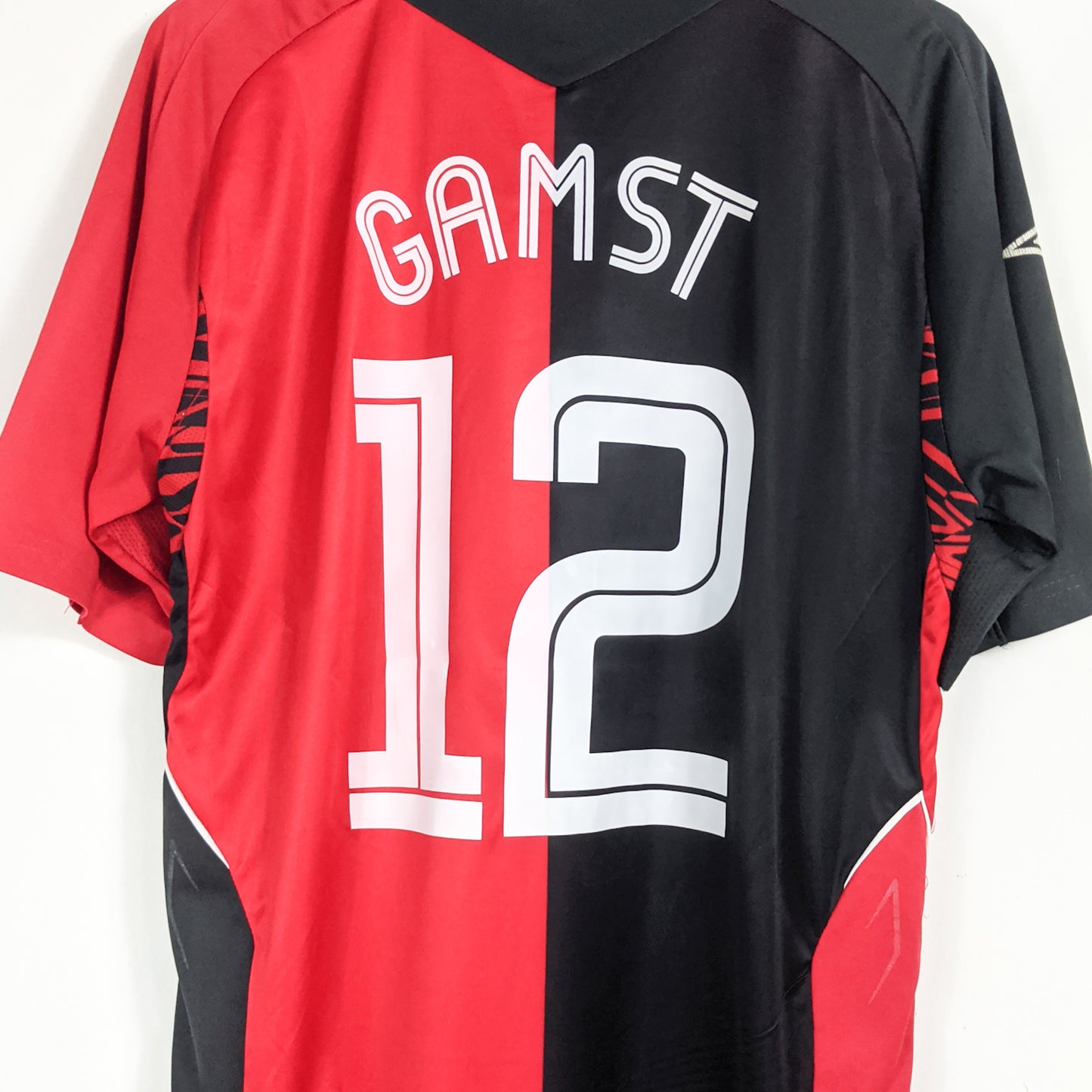 Authentic Blackburn Rovers 2007/08 Away - Gamst #12 Size L