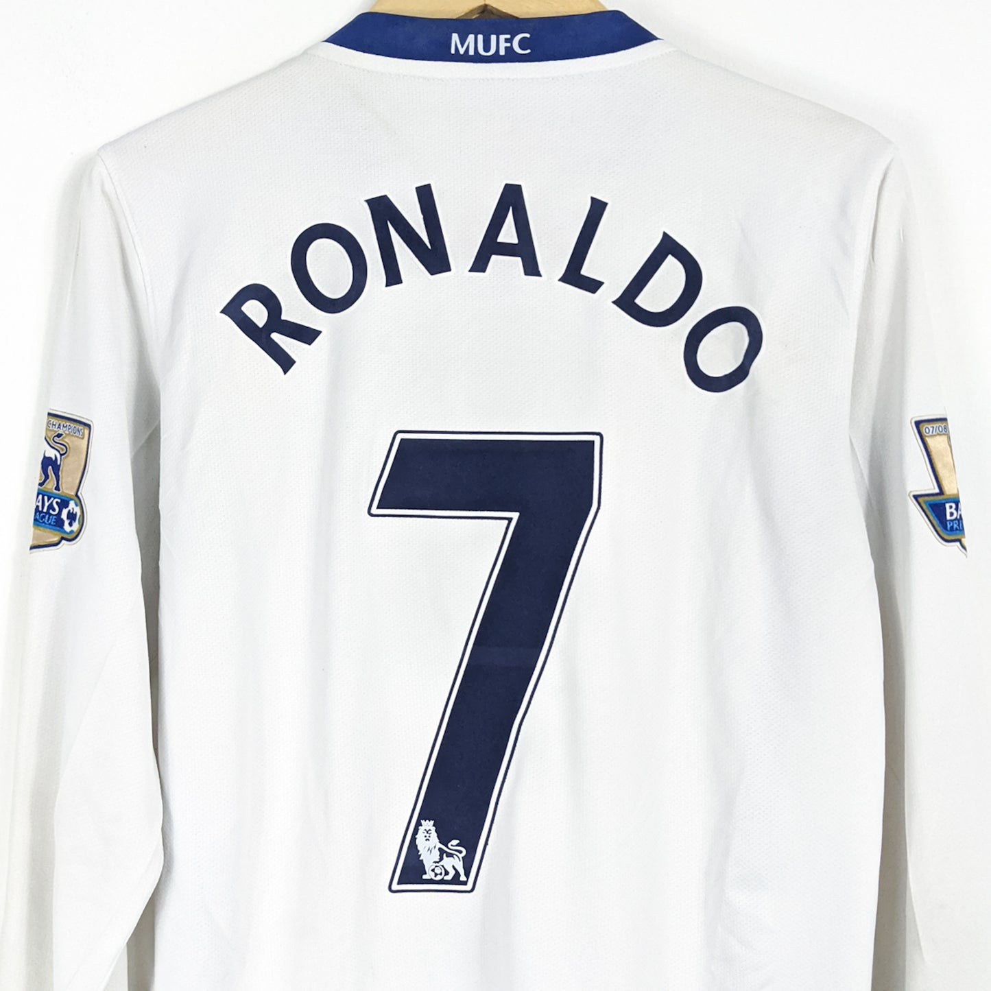 Authentic Manchester United 2008/09 Away - Ronaldo #7 Size S (Long Sleeve)