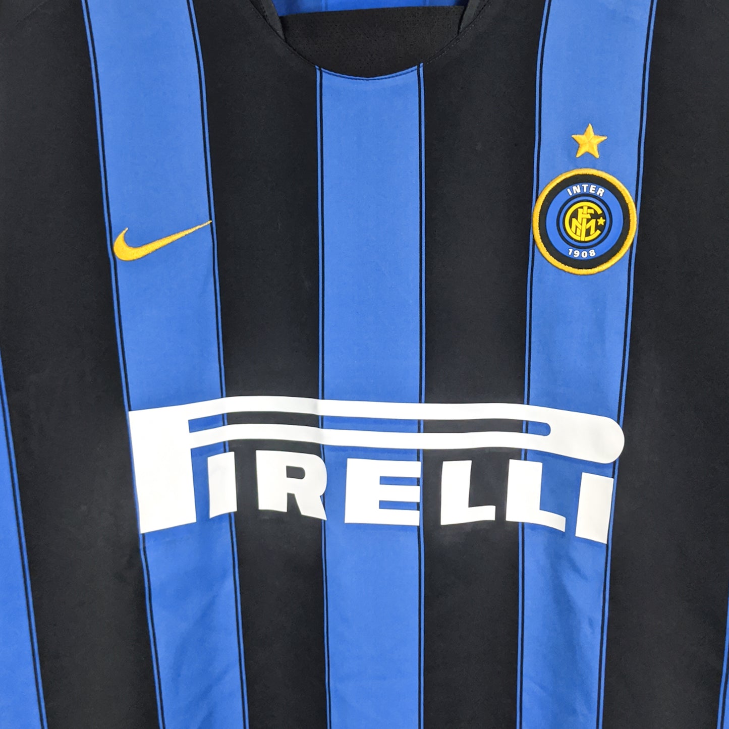 Authentic Inter 2003/04 Home - J.Zanetti #4 Size L