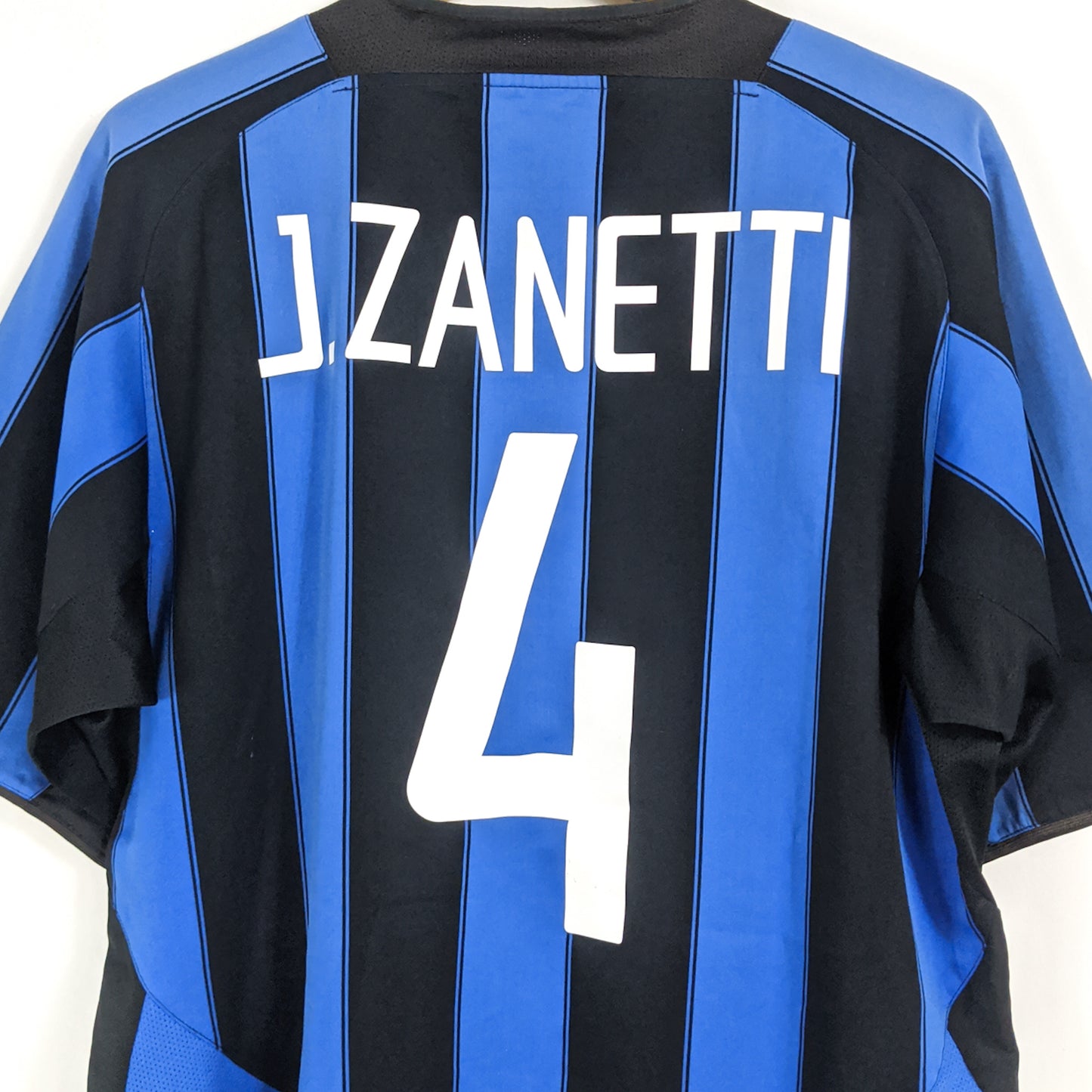 Authentic Inter 2003/04 Home - J.Zanetti #4 Size L