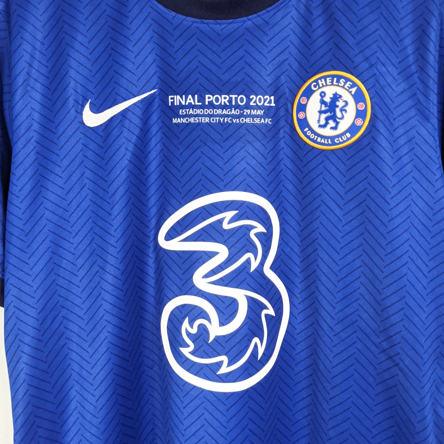 Authentic Chelsea 2020/21 Home - T.Silva #6 Size L (Mdt)