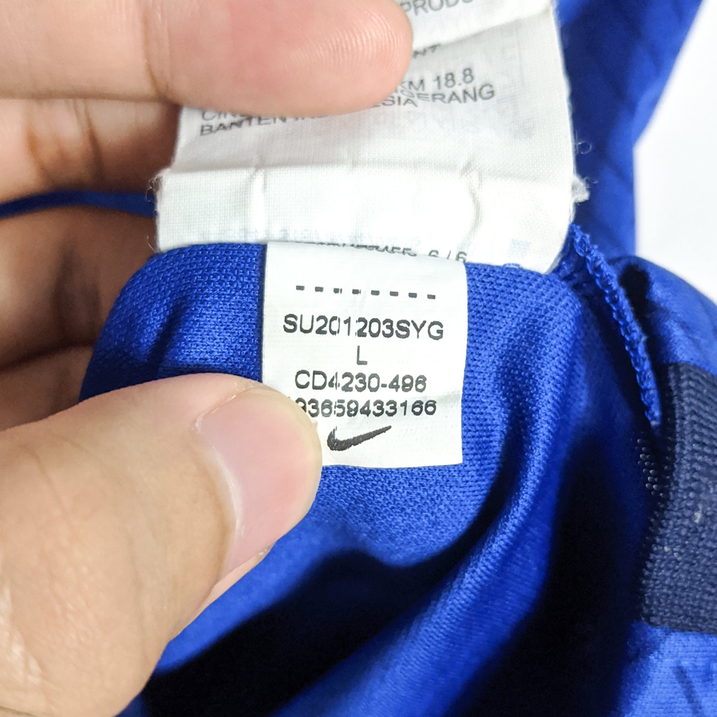 Authentic Chelsea 2020/21 Home - T.Silva #6 Size L (Mdt)