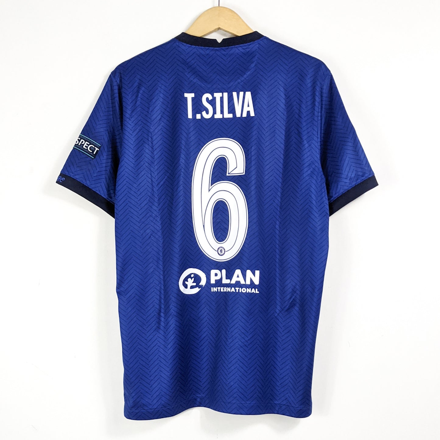 Authentic Chelsea 2020/21 Home - T.Silva #6 Size L (Mdt)