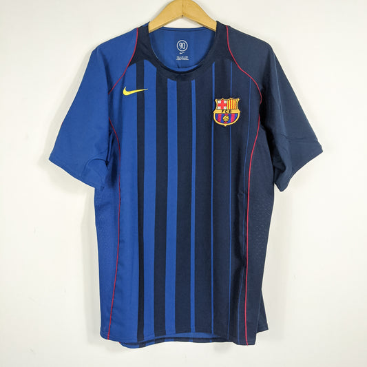 Original Barcelona 2004/05 Away - Ronaldinho #10 Size L