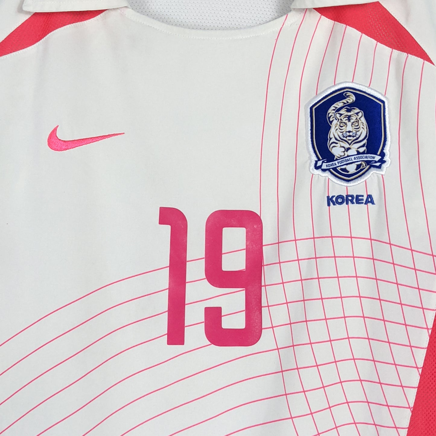Authentic South Korea 2002 Away - J H Ahn #19 Size S (Player Issue)