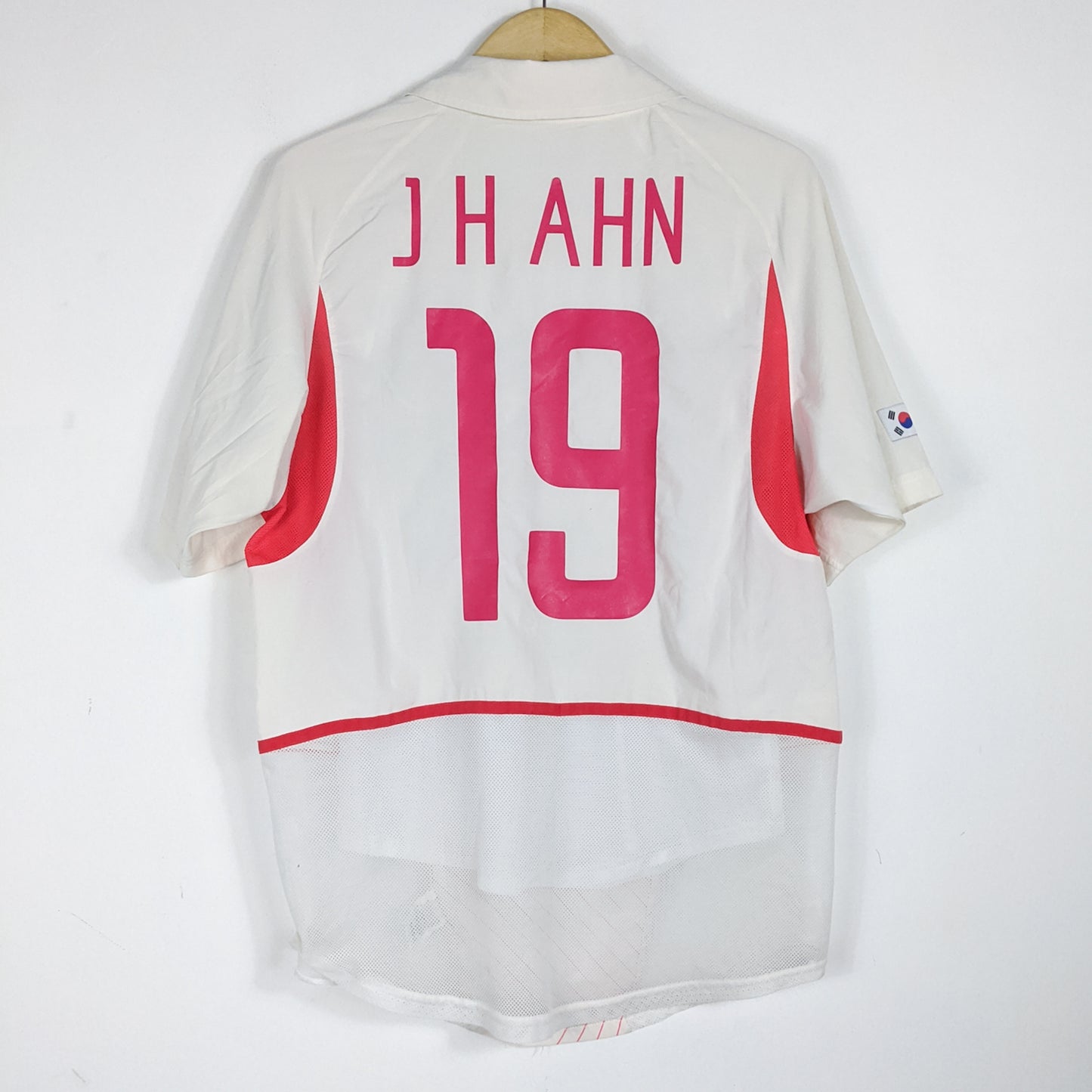 Authentic South Korea 2002 Away - J H Ahn #19 Size S (Player Issue)