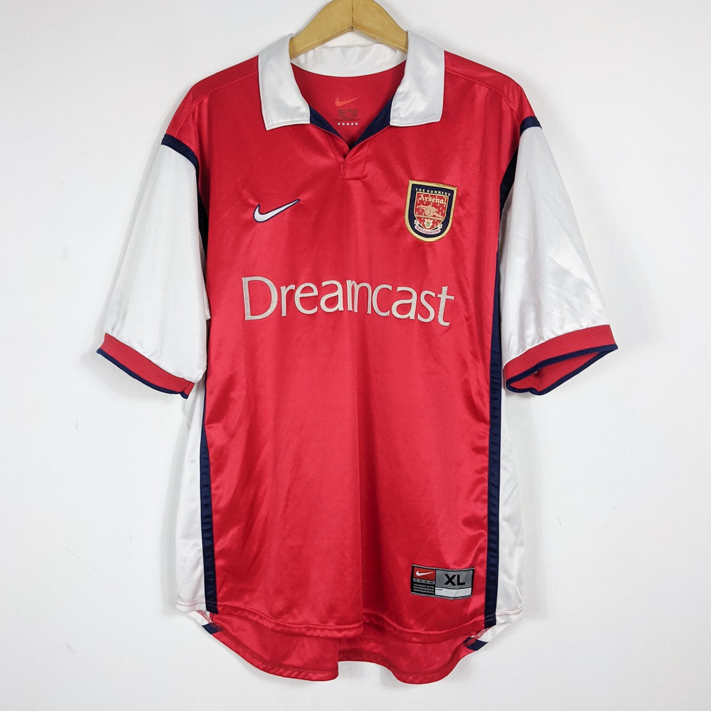 Authentic Arsenal 1999/00 Home - Kanu #25 Size XL