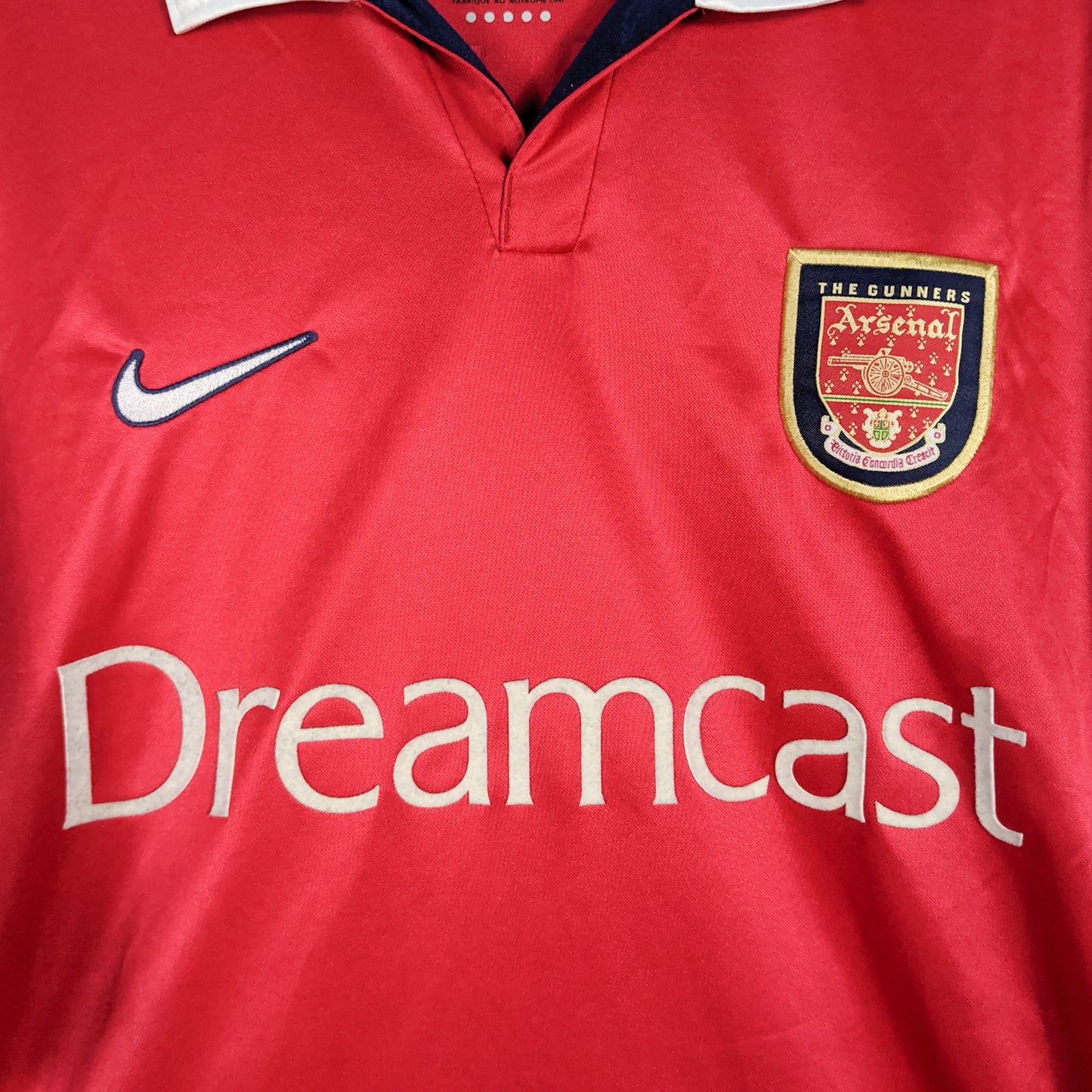 Authentic Arsenal 1999/00 Home - Kanu #25 Size XL
