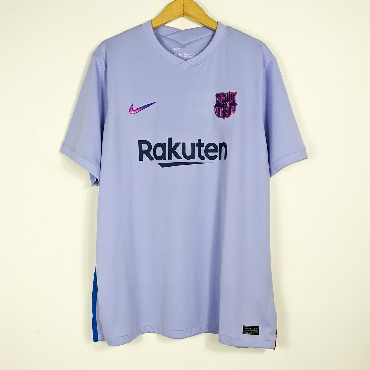 Authentic Barcelona 2021/22 Away - Dani Alves #8 Size XXL