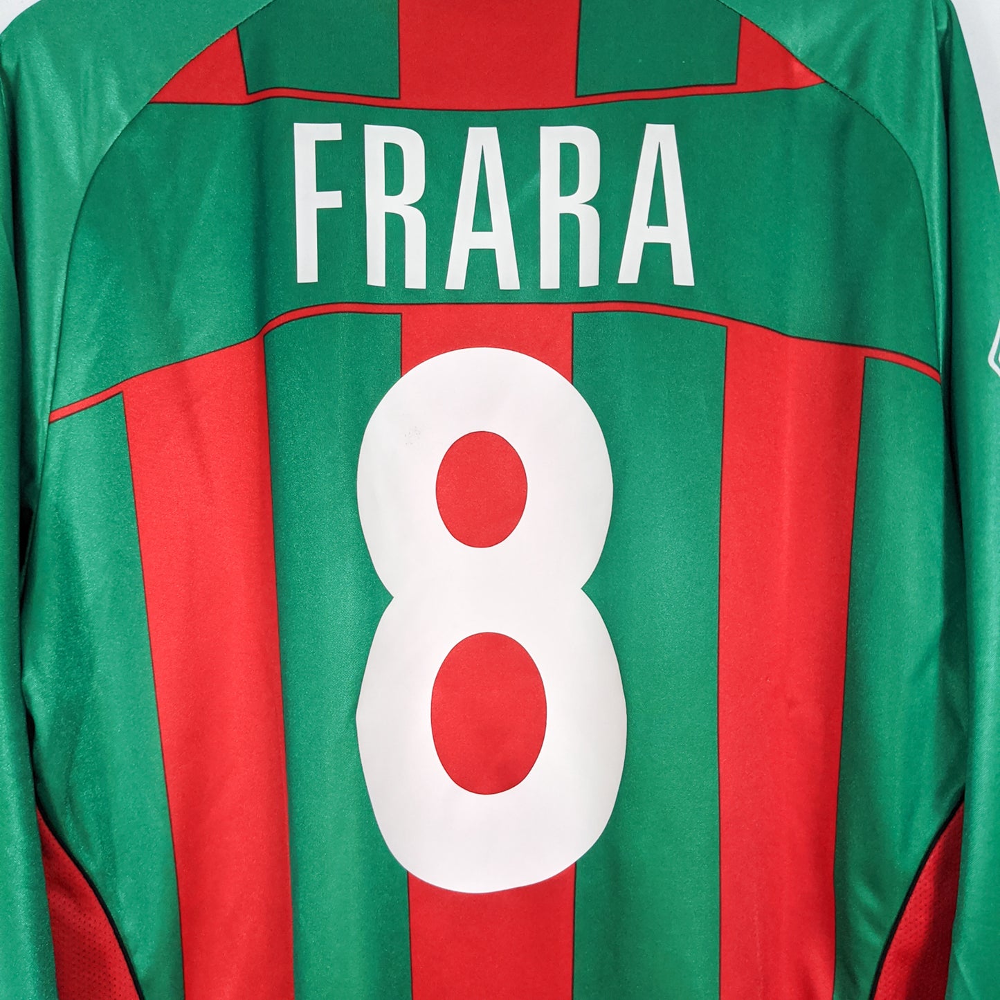 Authentic Ternana 2003/04 Home - Frara #8 Size L (Long Sleeve)