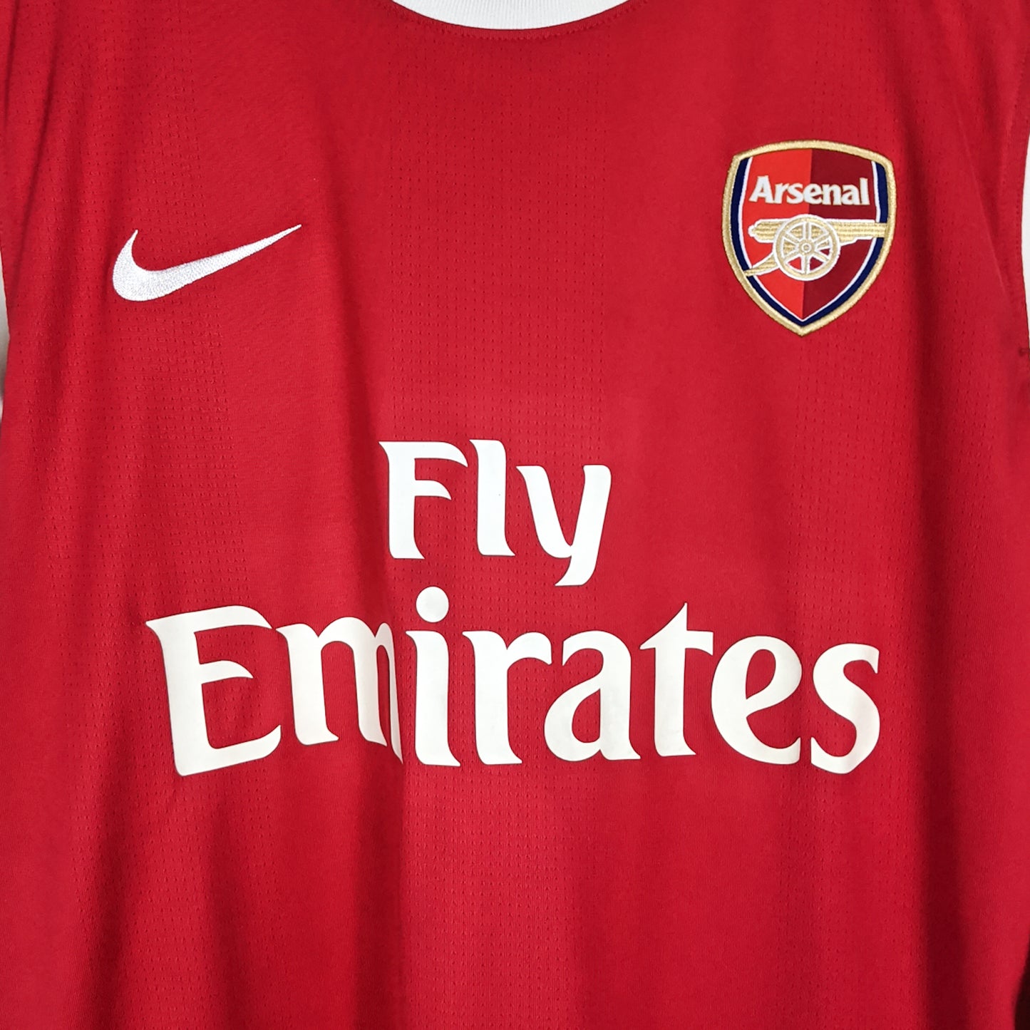 Authentic Arsenal 2010/11 Home - Rosicky #7 Size M (Long Sleeve)