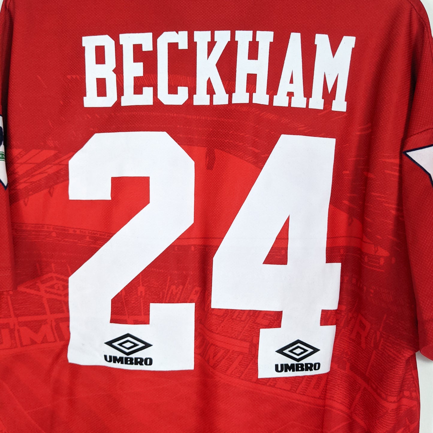 Authentic Manchester United 1994/96 Home - Beckham #24 Size XL