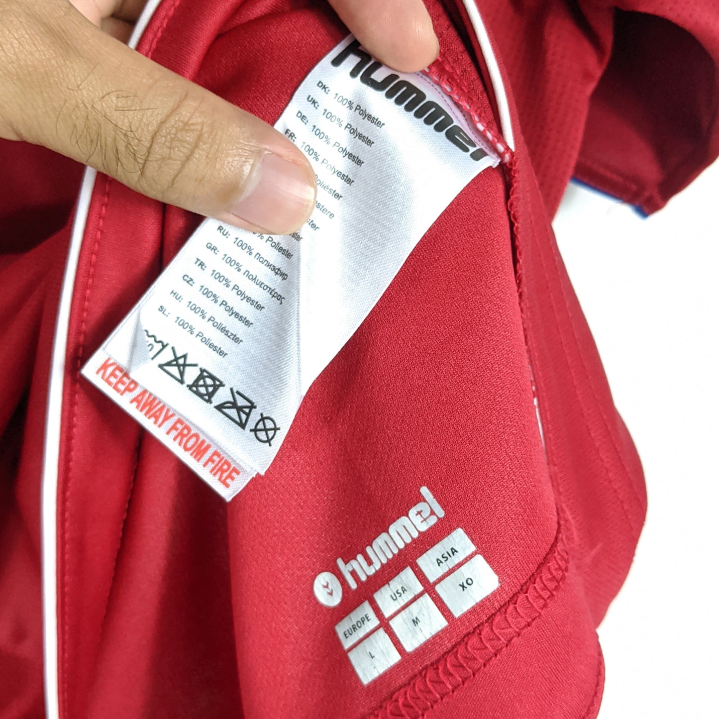Authentic Denmark 2018/19 Home - Eriksen #10 Size L