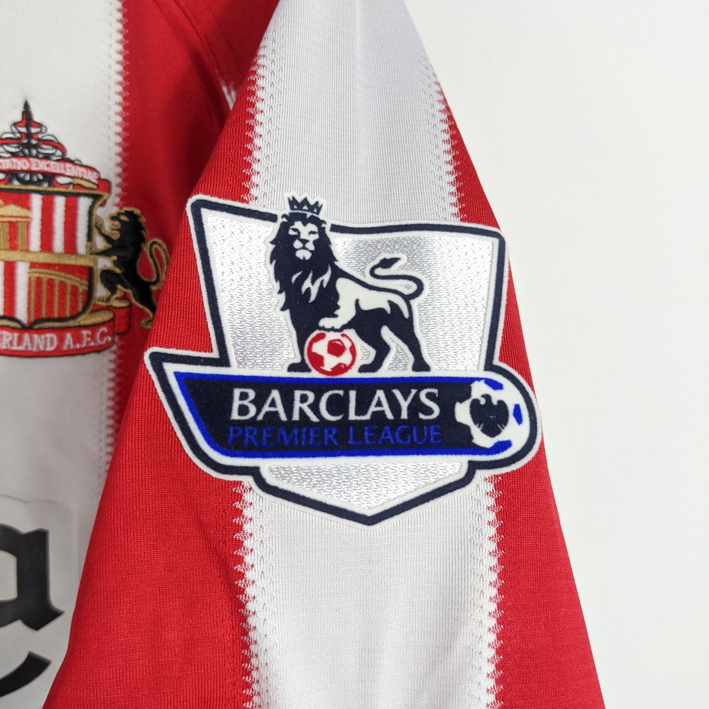 Authentic Sunderland 2010/11 Home - Malbranque #8 Size L