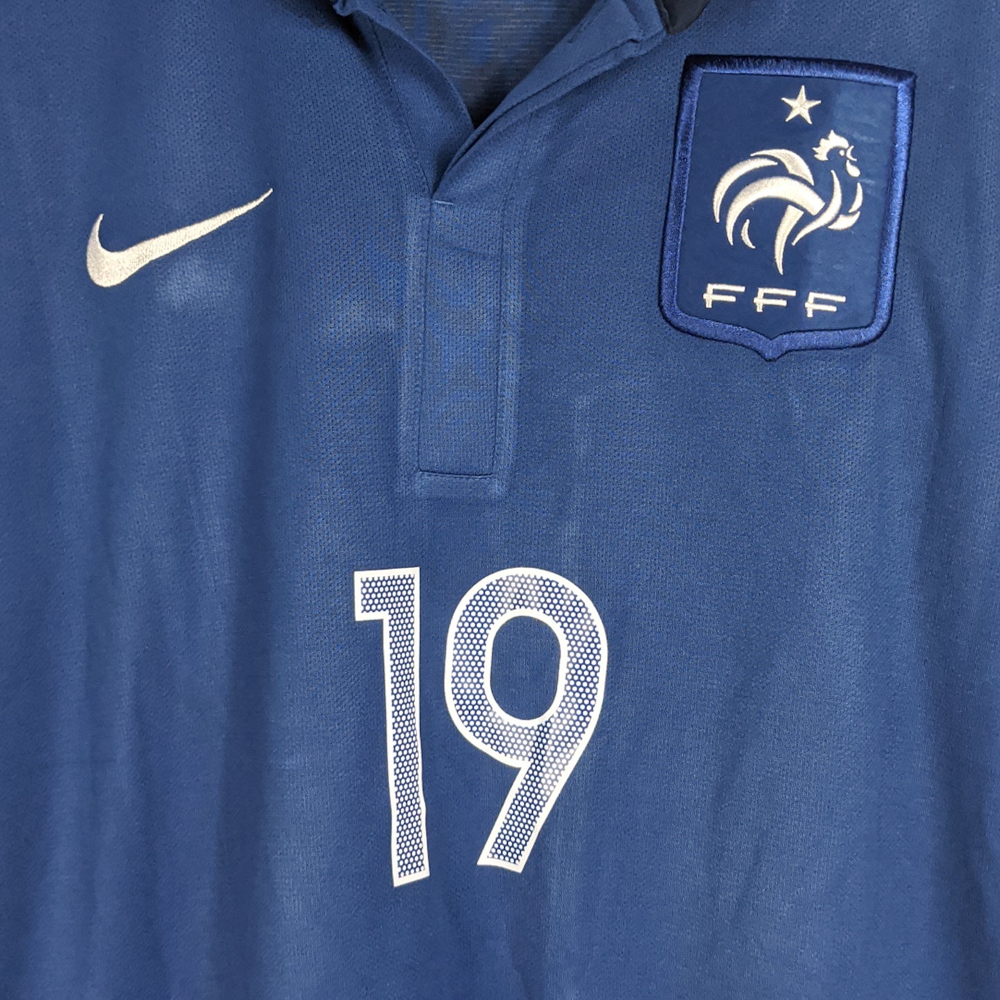 Authentic France 2011 Home - Pogba #19 Size M