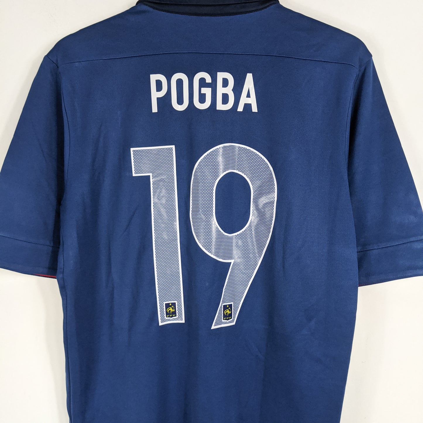 Authentic France 2011 Home - Pogba #19 Size M