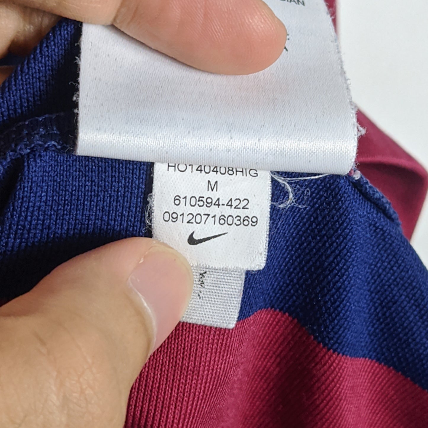 Authentic Barcelona 2014/15 Home - Neymar Jr #11 Size M (Mdt)