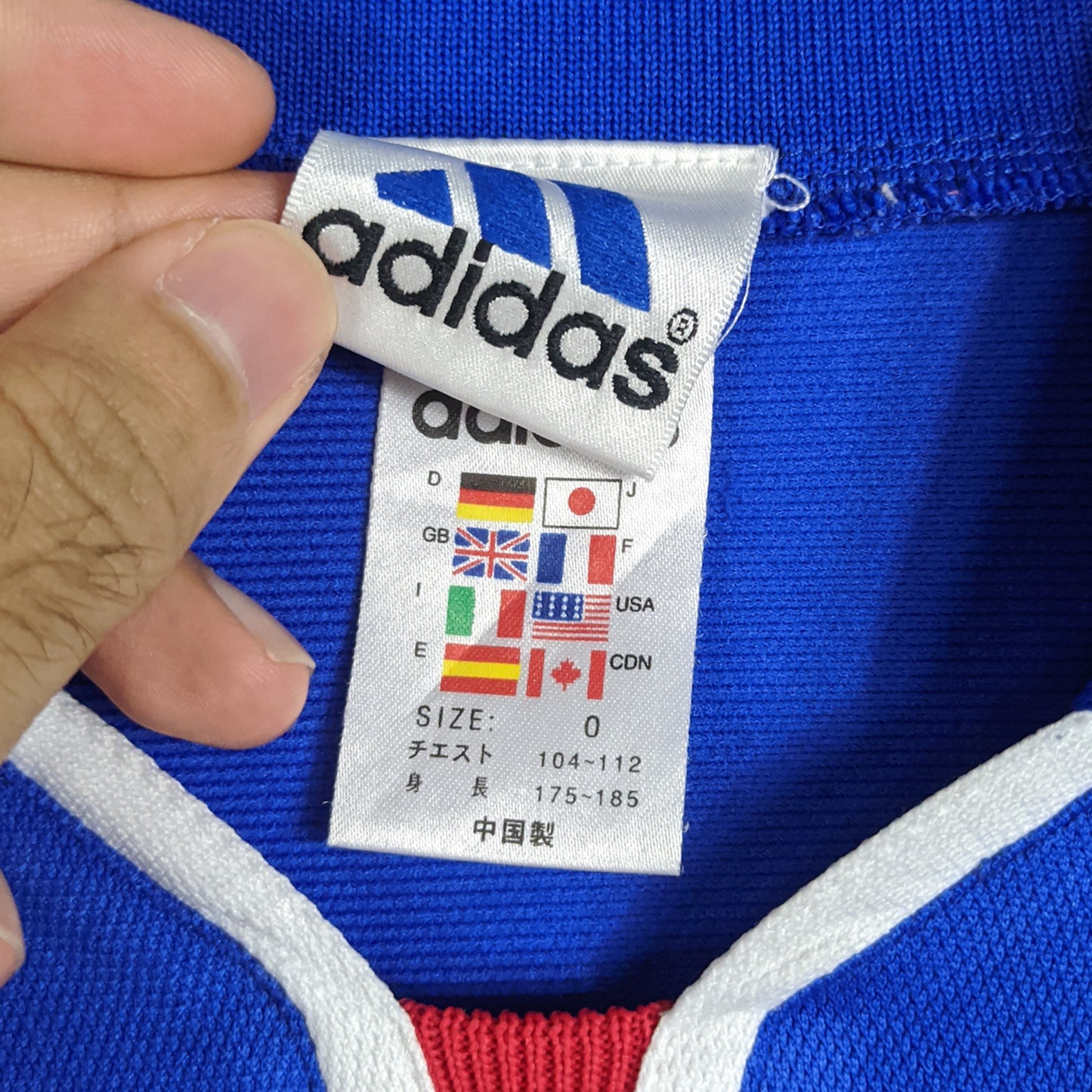 Authentic France 2000 Home - Zidane #10 Size O