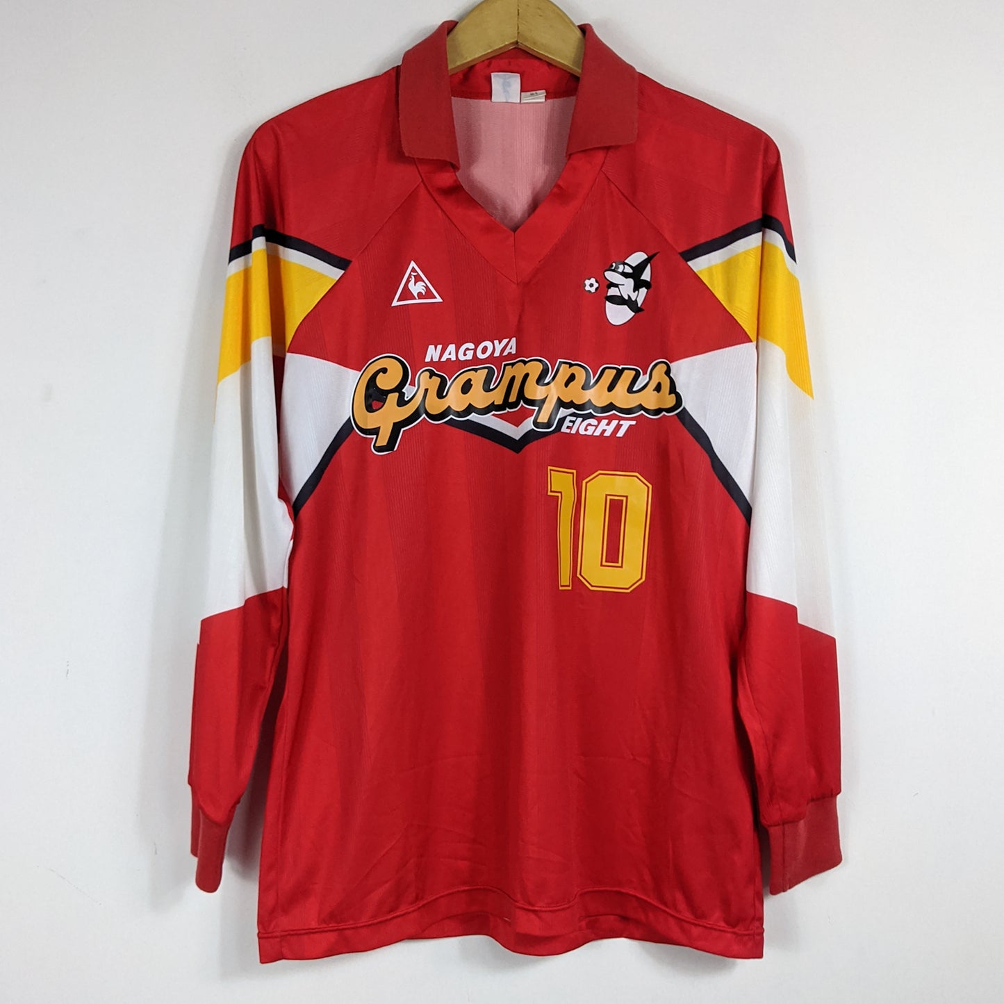Authentic Nagoya Grampus Eight 1992 Home - Gary Lineker #10 Size L fit M (Ls)