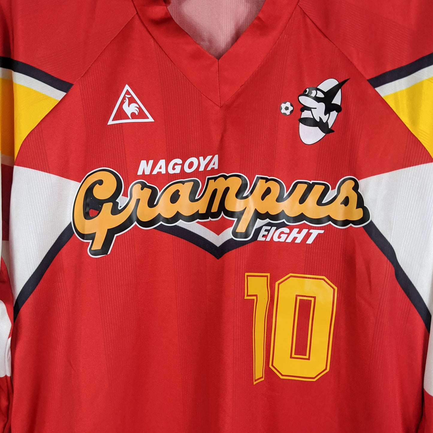 Authentic Nagoya Grampus Eight 1992 Home - Gary Lineker #10 Size L fit M (Ls)