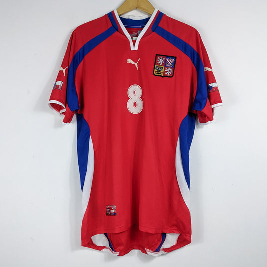 Original Czech 2000 Home - Poborsky #8 Size XL (With tags)