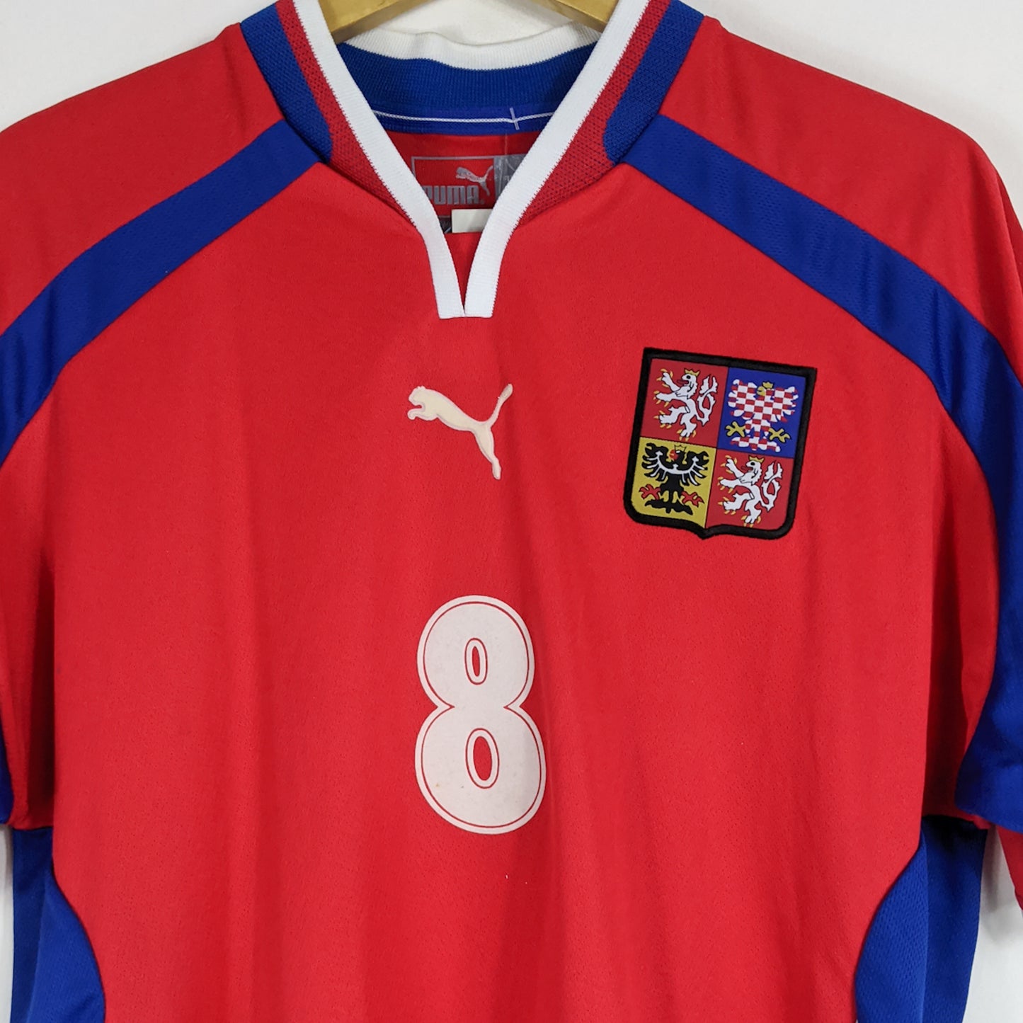 Authentic Czech 2000 Home - Poborsky #8 Size XL (With tags)