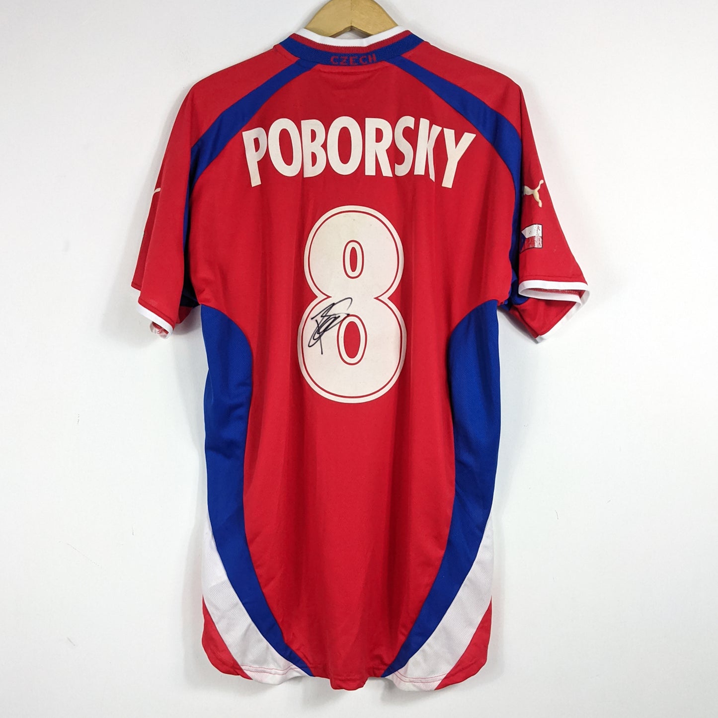 Authentic Czech 2000 Home - Poborsky #8 Size XL (With tags)