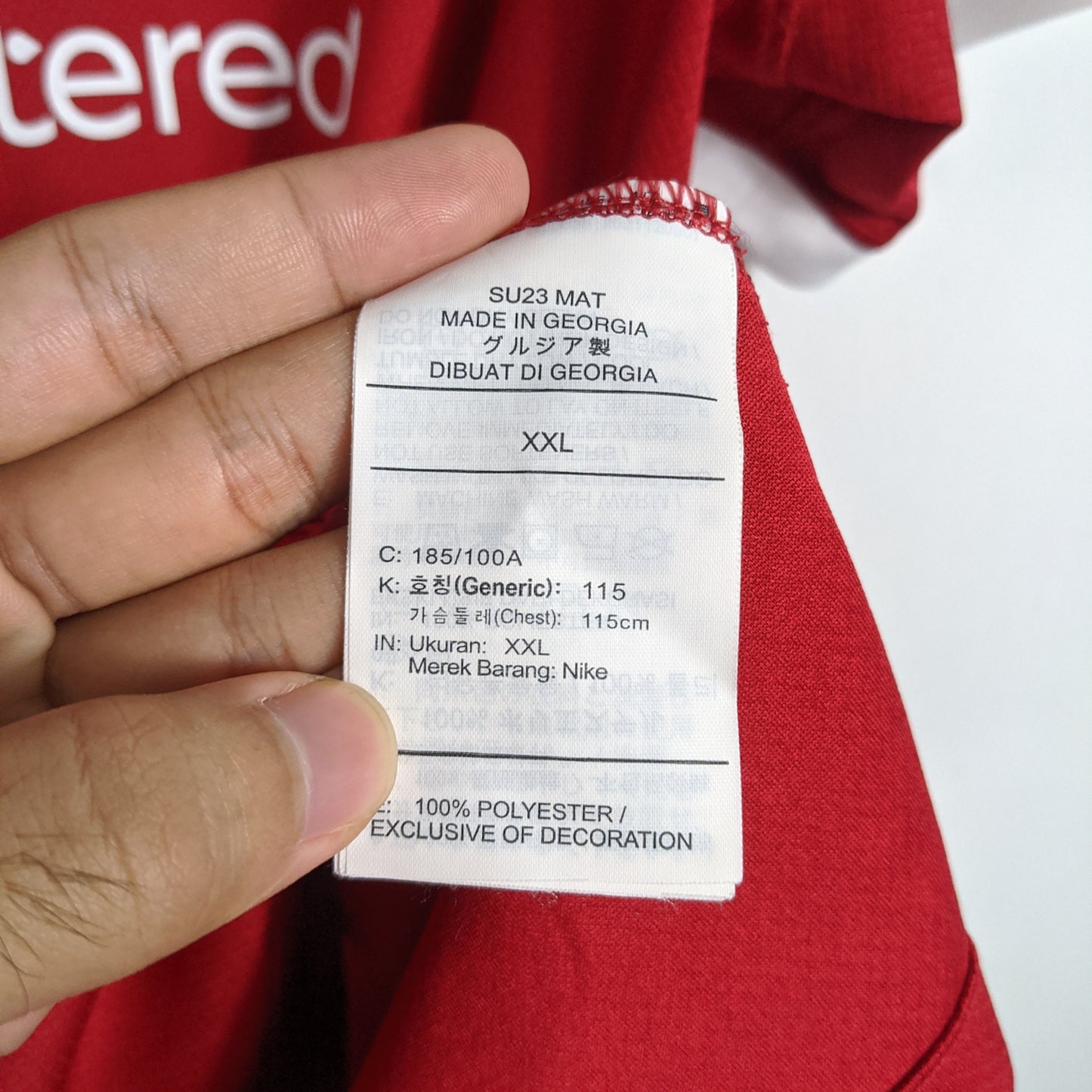 Authentic Liverpool 2023/24 Home - M.Salah #11 Size XXL