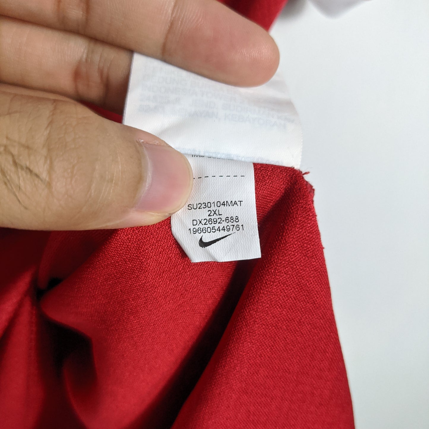 Authentic Liverpool 2023/24 Home - M.Salah #11 Size XXL
