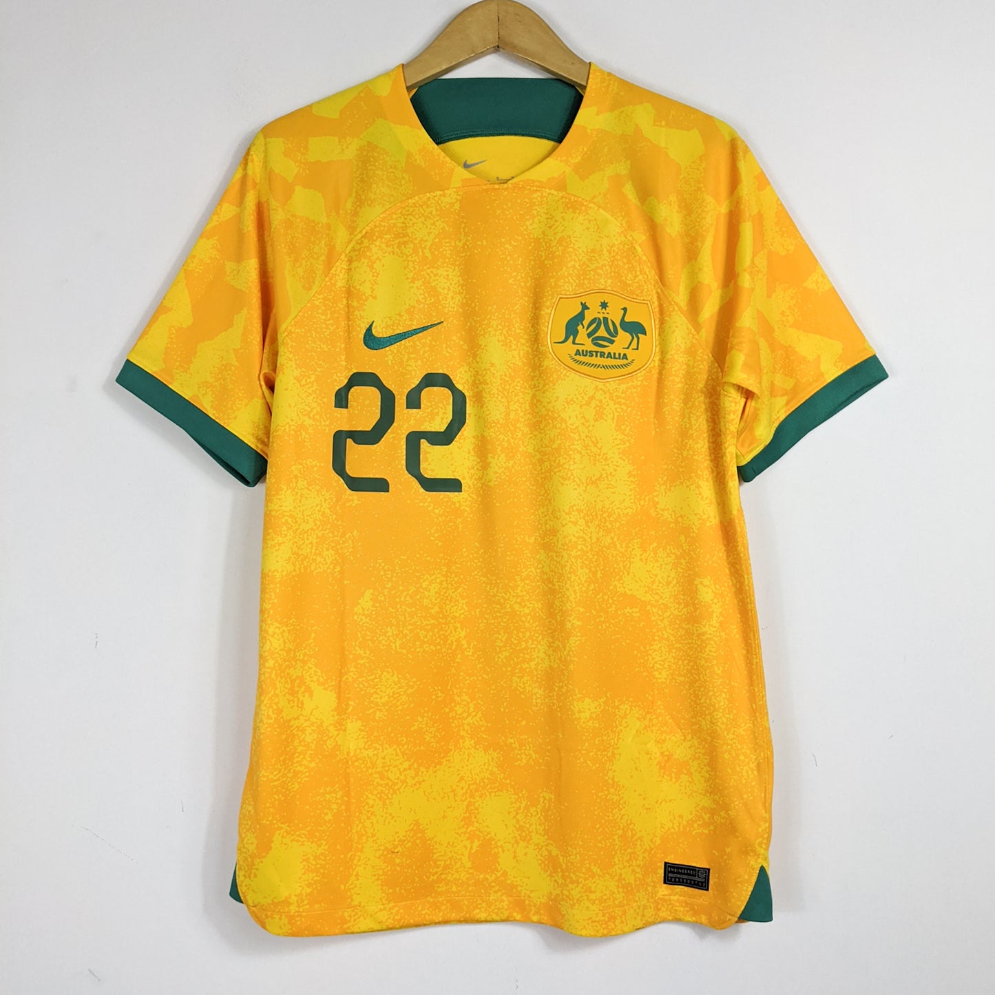 Authentic Australia 2002 Home - Irvine #22 Size M