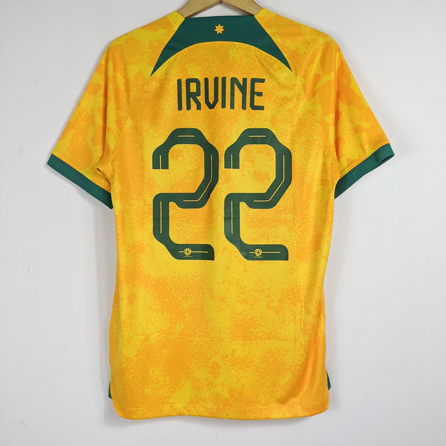 Authentic Australia 2002 Home - Irvine #22 Size M