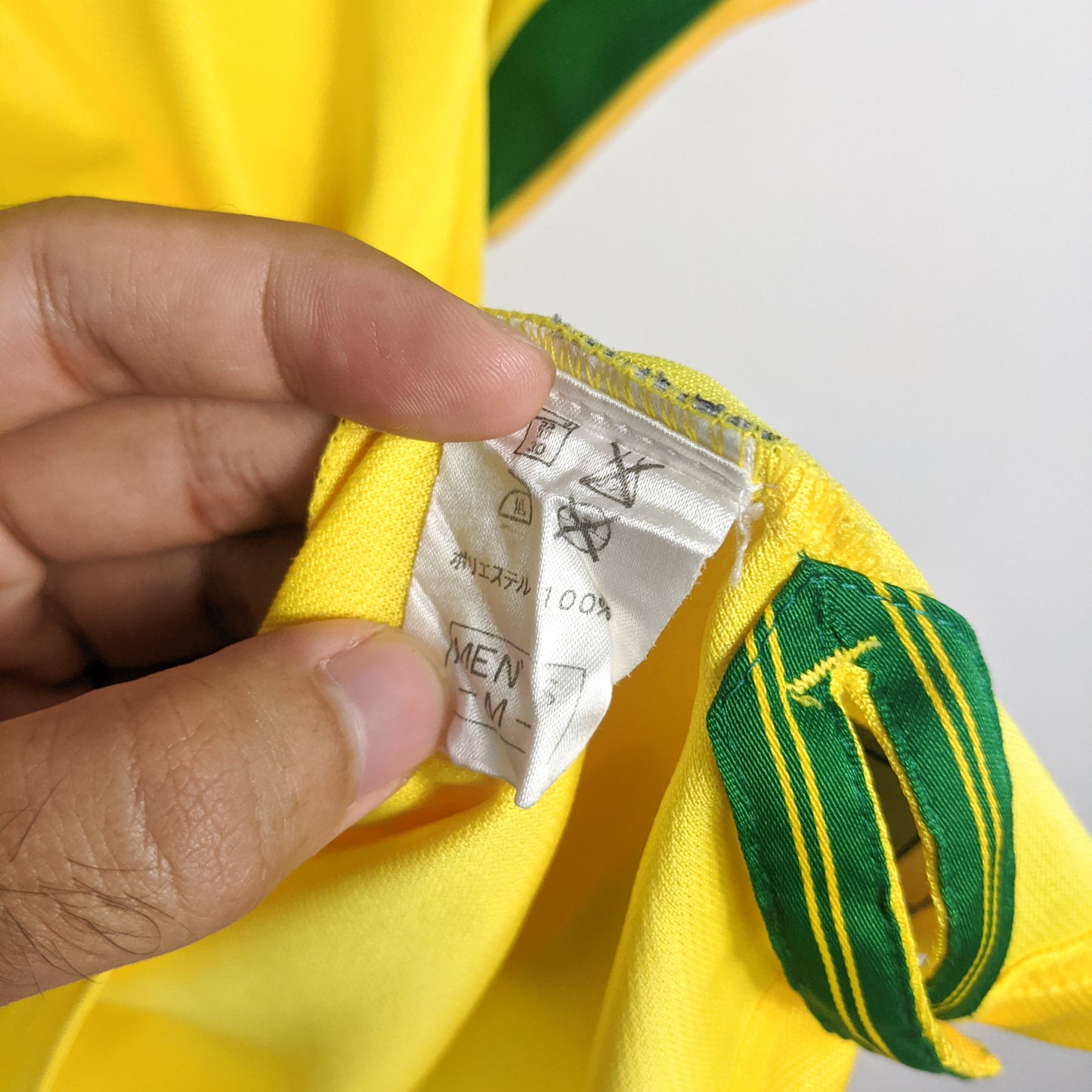 Authentic Brazil 1998 Home - Ronaldo #9 Size M