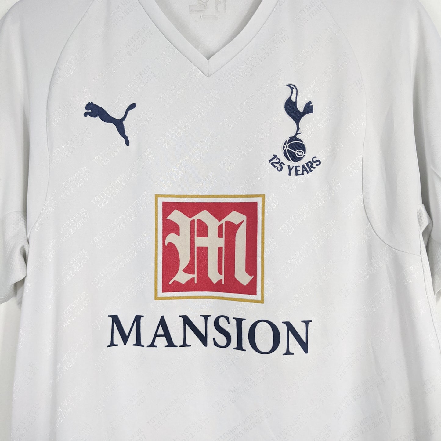 Authentic Tottenham Hotspur 2007/08 125th Anniversary Home - Bale #16 Size L
