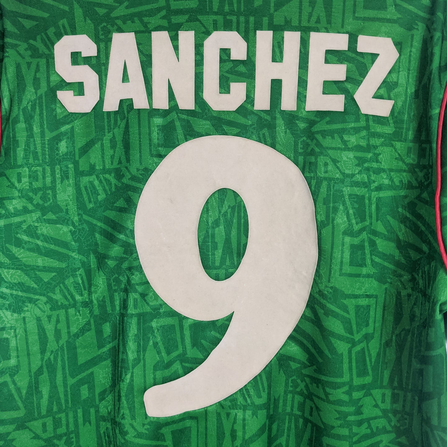 Authentic Mexico 1993 Home - Hugo Sanchez #9 Size M