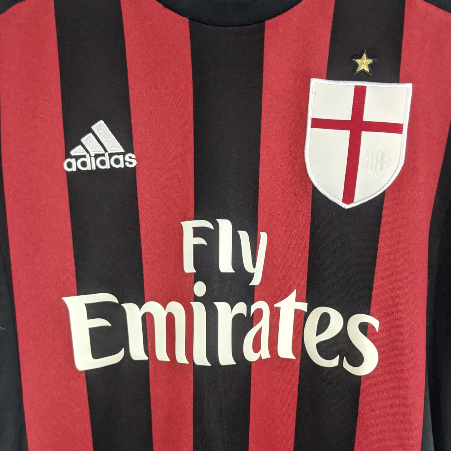 Authentic AC Milan 2014/15 Home - Honda #10 Size M