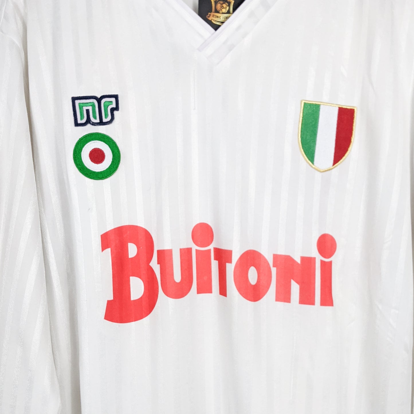 Authentic Napoli 1987/88 Away - Maradona #10 Size L (Ls)