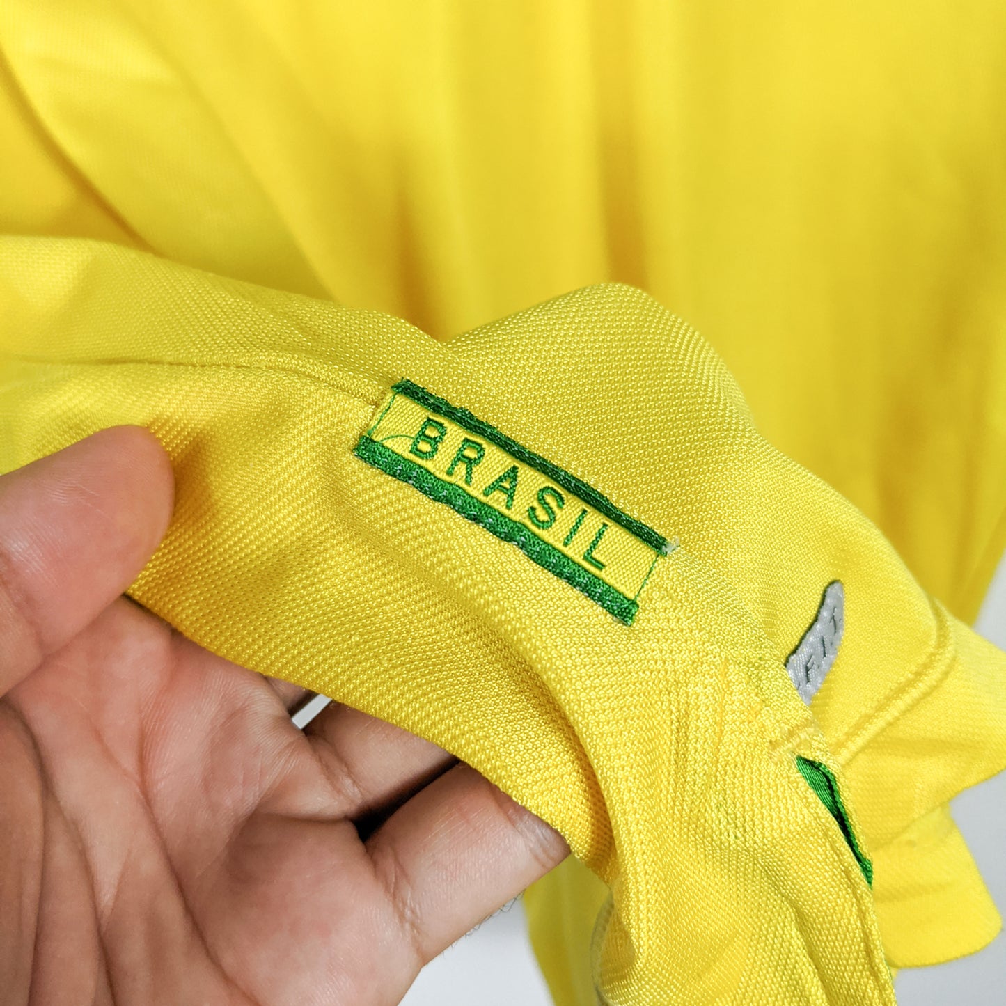 Authentic Brazil 1998 Home - Ronaldo #9 Size L