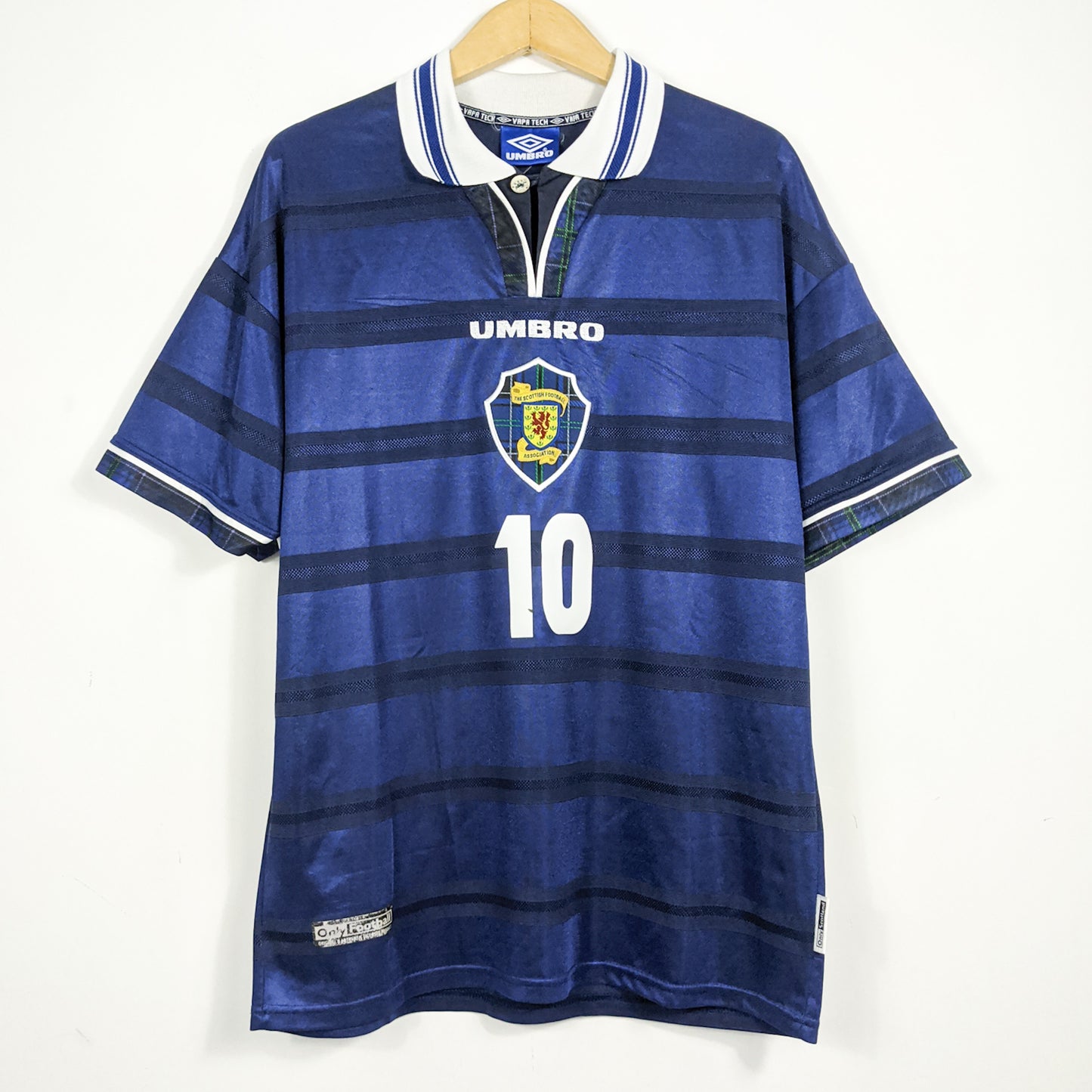 Authentic Scotland 1998/00 Home - McAllister #10 Size L