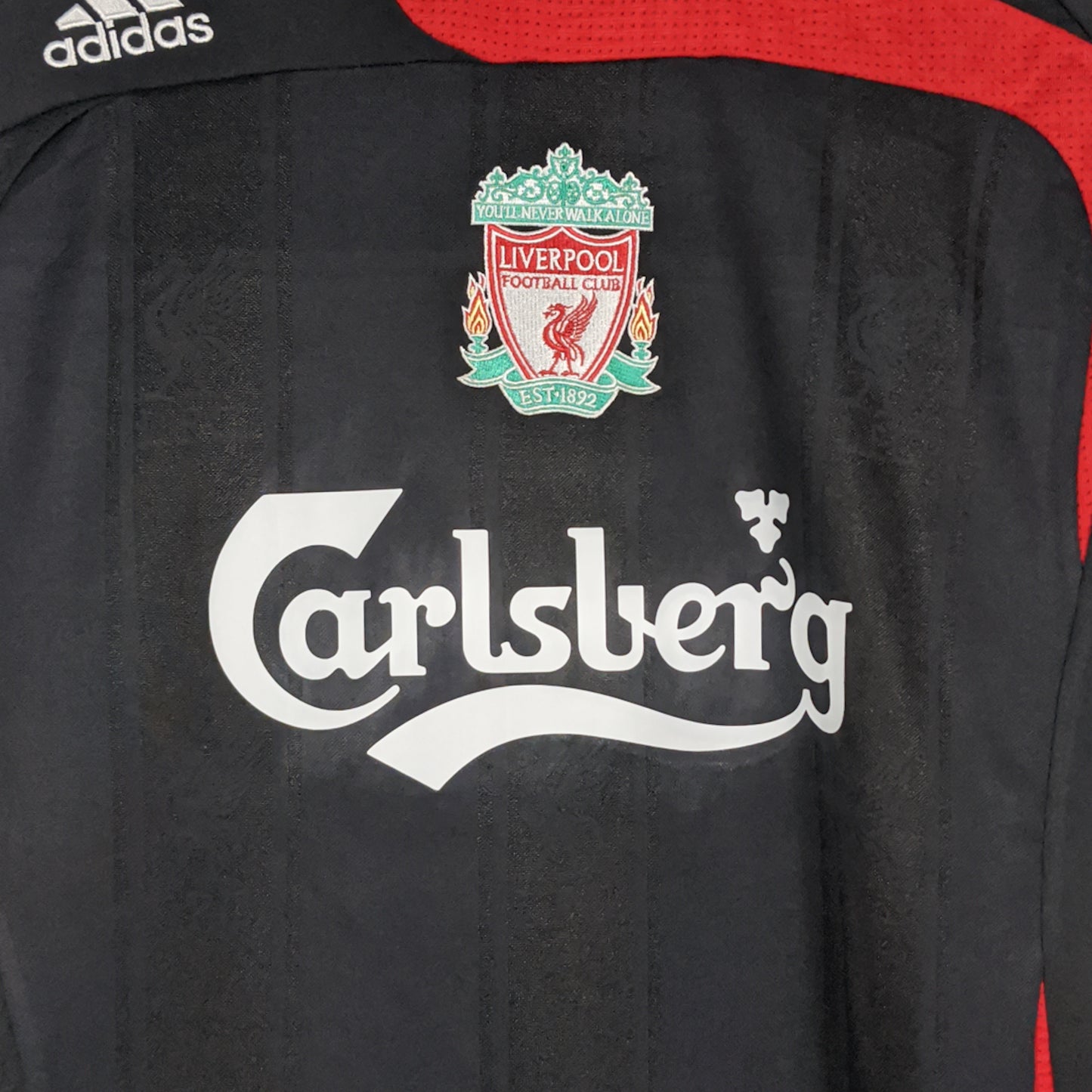 Authentic Liverpool 2007/08 Third - Torres #9 Size M (Long Sleeve)