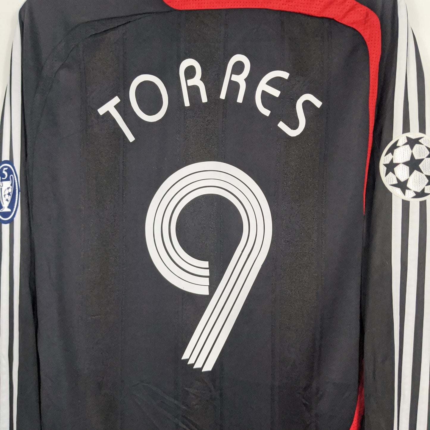 Authentic Liverpool 2007/08 Third - Torres #9 Size M (Long Sleeve)