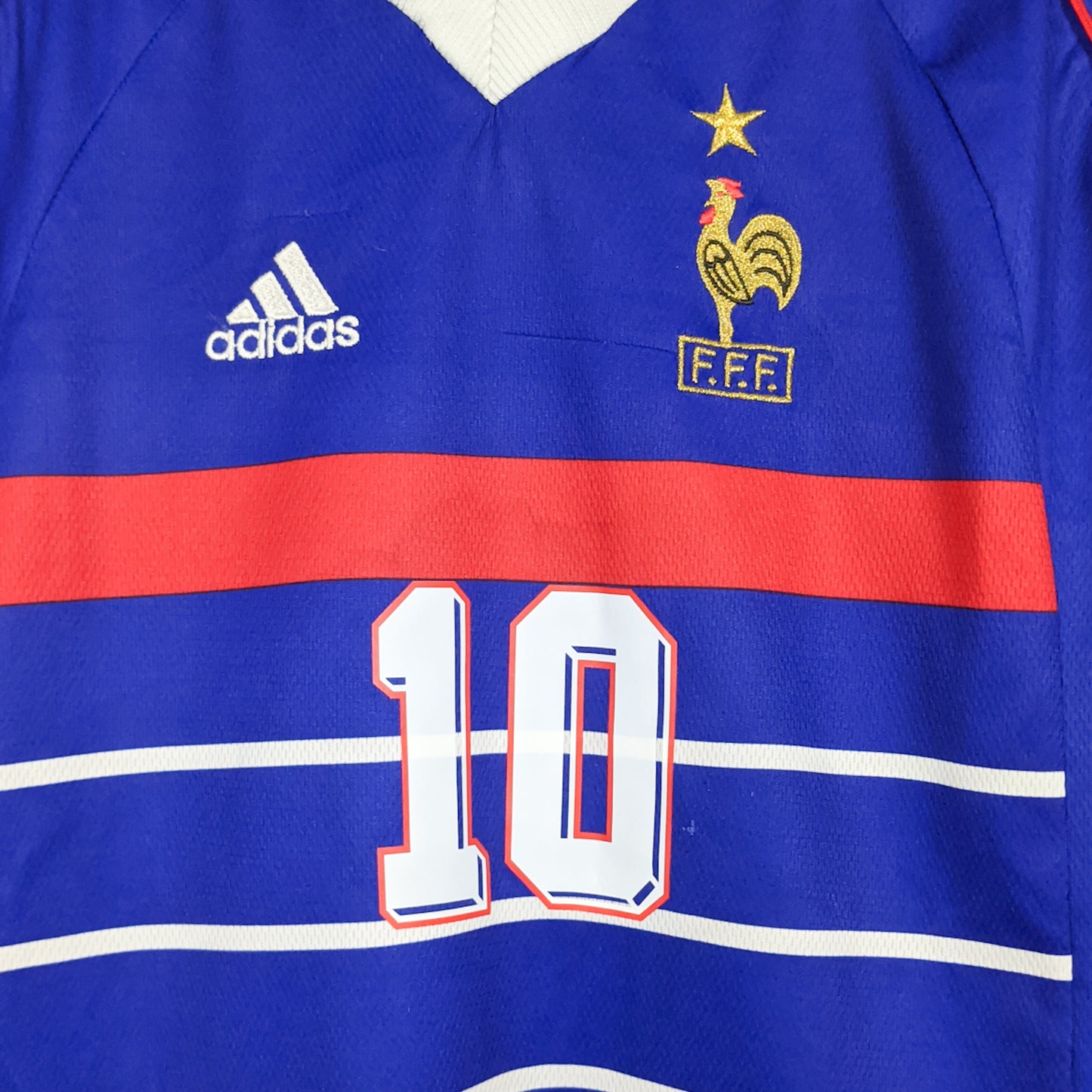 Authentic France 1998 Home - Zidane #10 Size XL