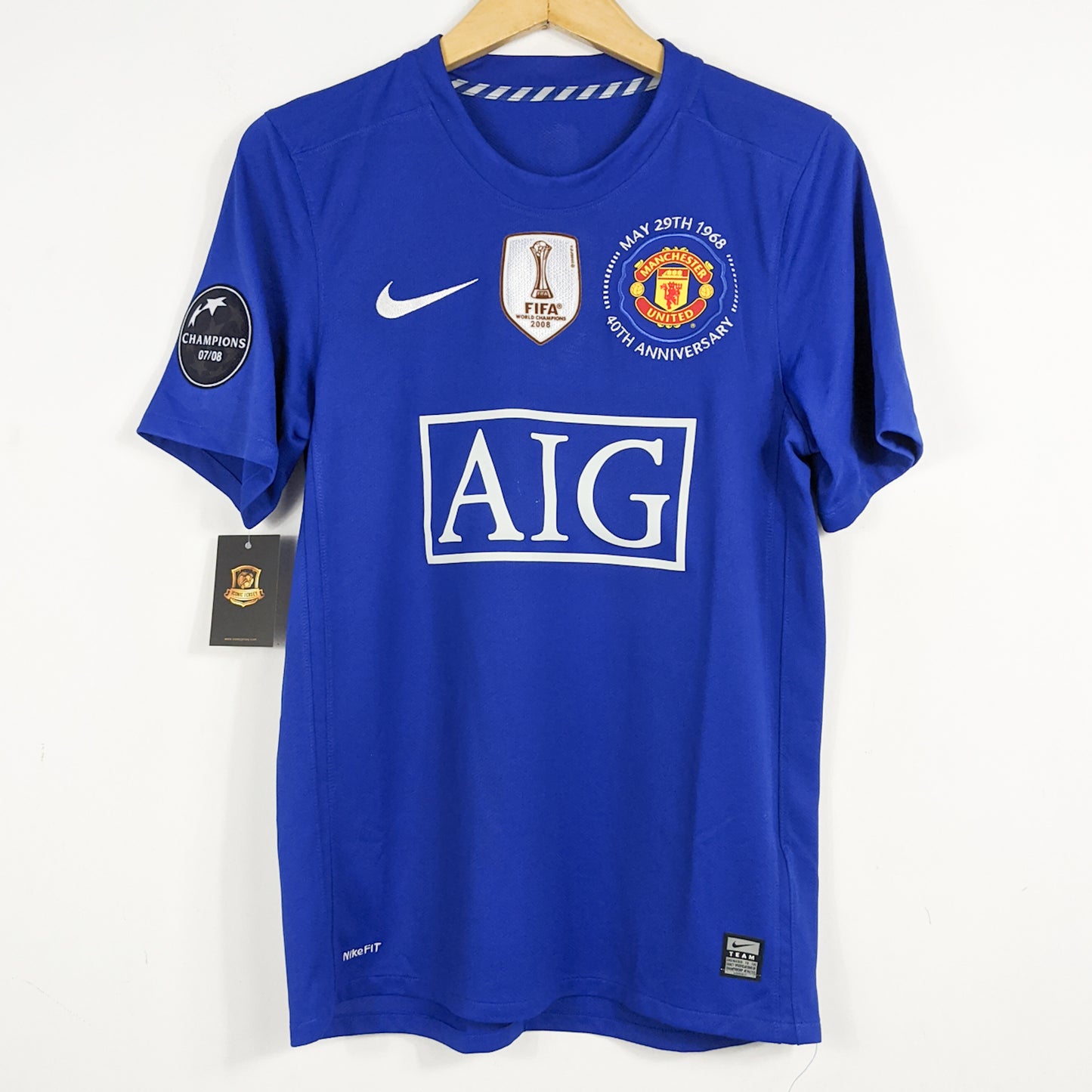Authentic Manchester United 2008/09 Third - Ronaldo #7 Size S