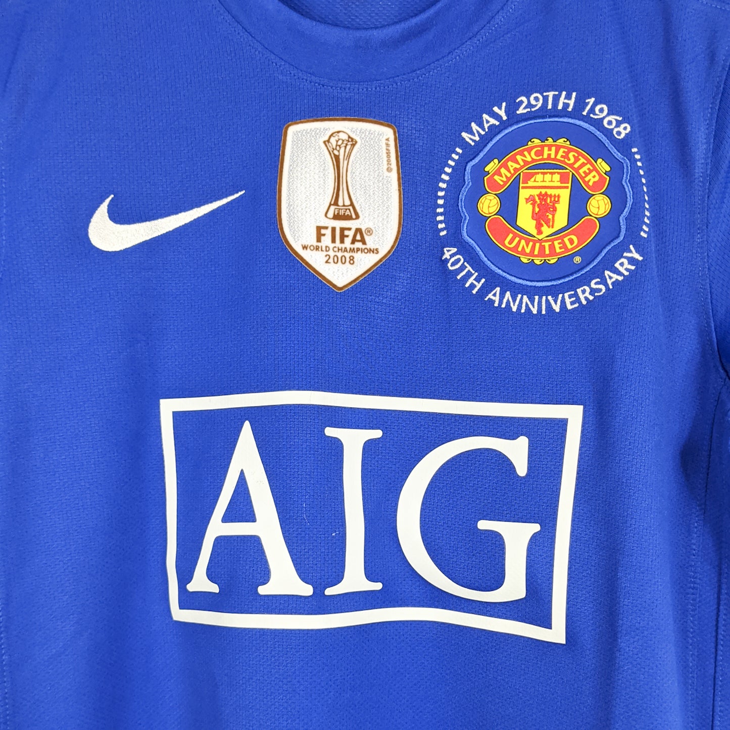 Authentic Manchester United 2008/09 Third - Ronaldo #7 Size S
