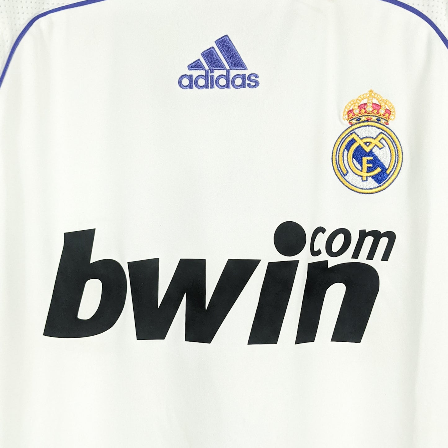 Authentic Real Madrid 2007/08 Home - Raul #7 Size L