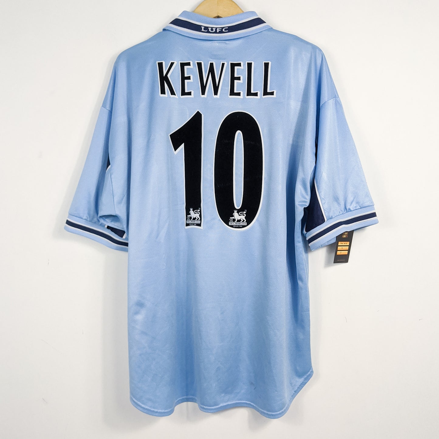 Authentic Leeds United 1999/00 Away - Kewell #10 Size XL