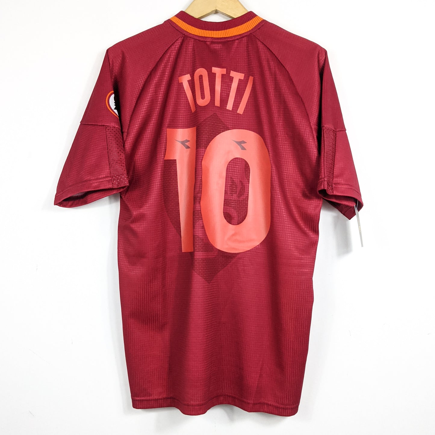 Authentic AS Roma 1997/98 Home - Totti #10 Size L